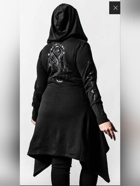 Killstar Curses Long Hoodie, VGUC, Size S